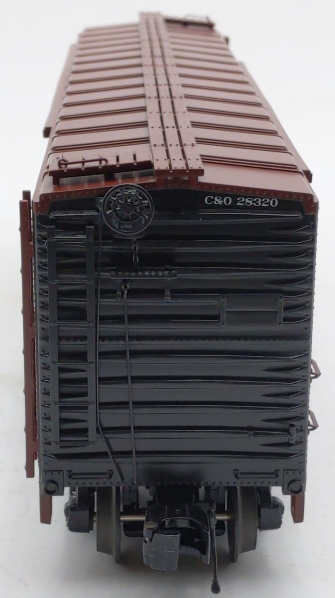 MTH 20-93344 O Gauge Chesapeake & Ohio Double Door 50' Box Car #28320 EX/Box