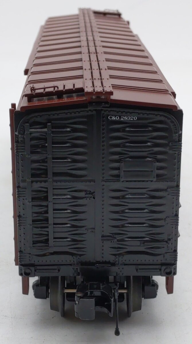 MTH 20-93344 O Gauge Chesapeake & Ohio Double Door 50' Box Car #28320 EX/Box