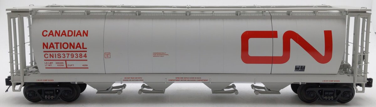 MTH 20-97600 O Gauge Canadian National 100 Ton Hopper #379384 EX/Box