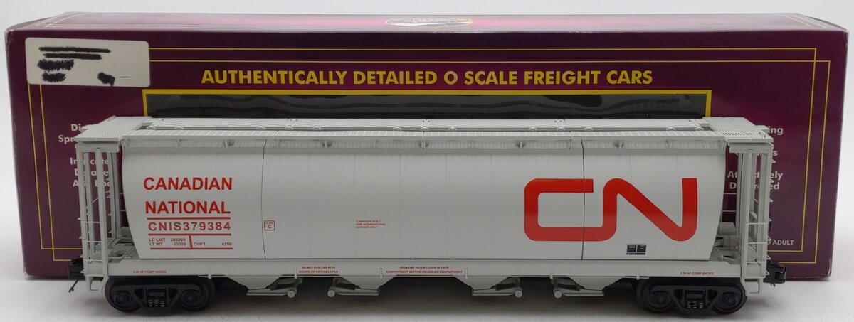 MTH 20-97600 O Gauge Canadian National 100 Ton Hopper #379384 EX/Box