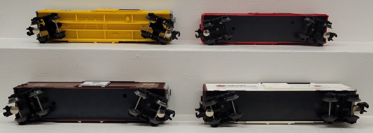Lionel O Gauge Assorted Boxcars: #7712, #9443, #9467, #9751 [4] LN/Box