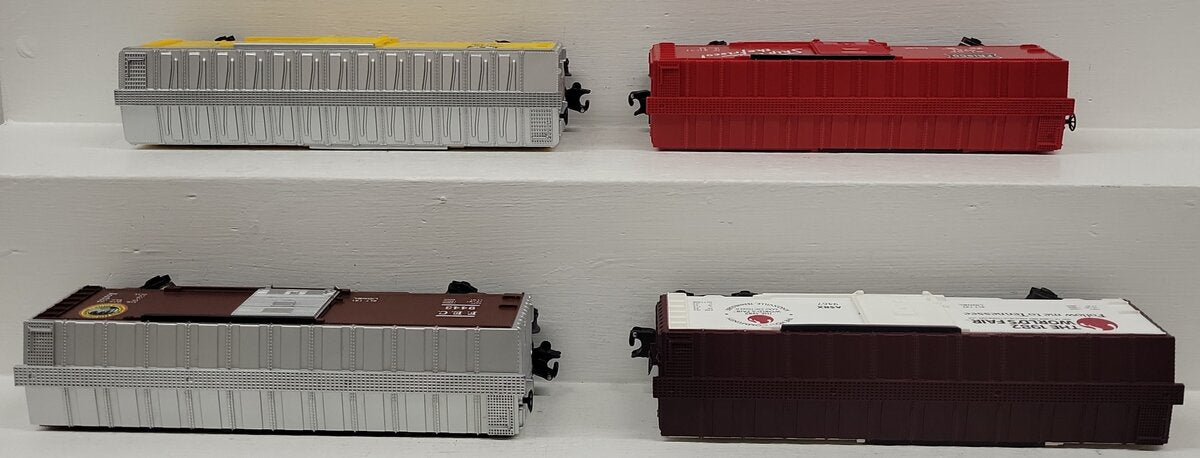 Lionel O Gauge Assorted Boxcars: #7712, #9443, #9467, #9751 [4] LN/Box