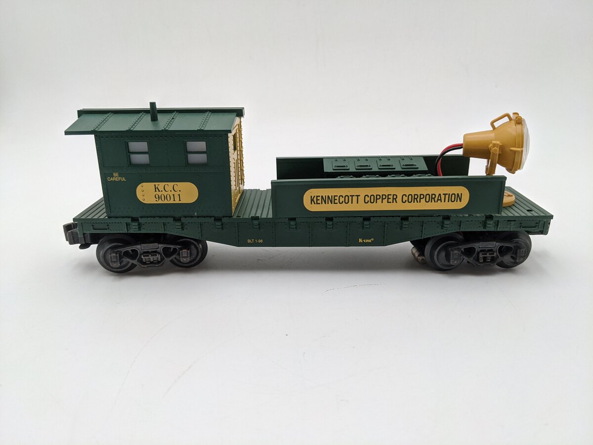 K-Line K-90011 O Gauge Kennecott Copper Corporation Work Caboose #90011 EX