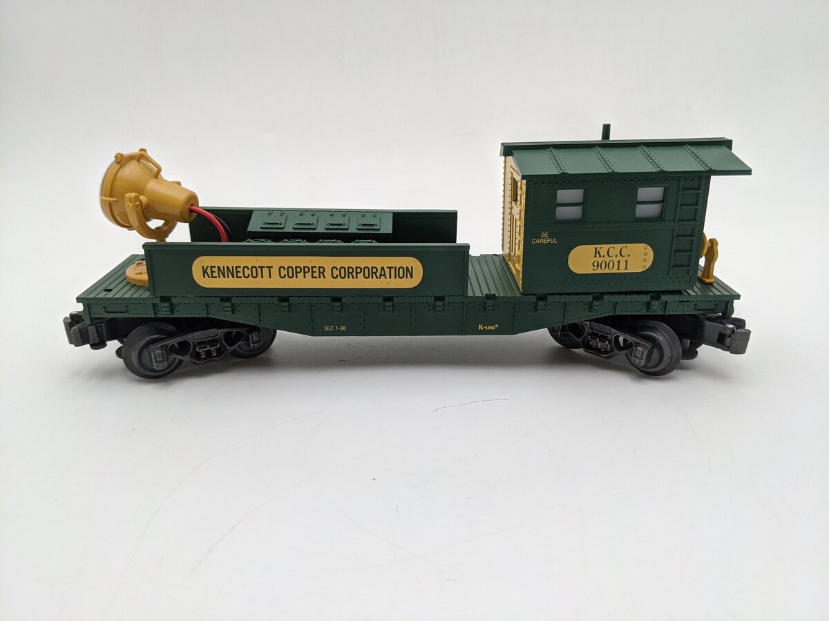 K-Line K-90011 O Gauge Kennecott Copper Corporation Work Caboose #90011 EX