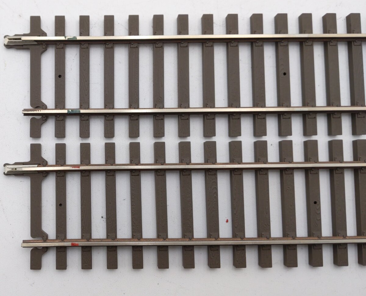 Atlas 7050 O Scale 10" 2-Rail Straight Track (Qty 4) EX
