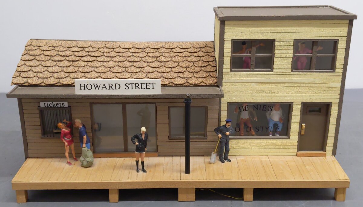 G Scale Howard Street Platform - Custom Built VG