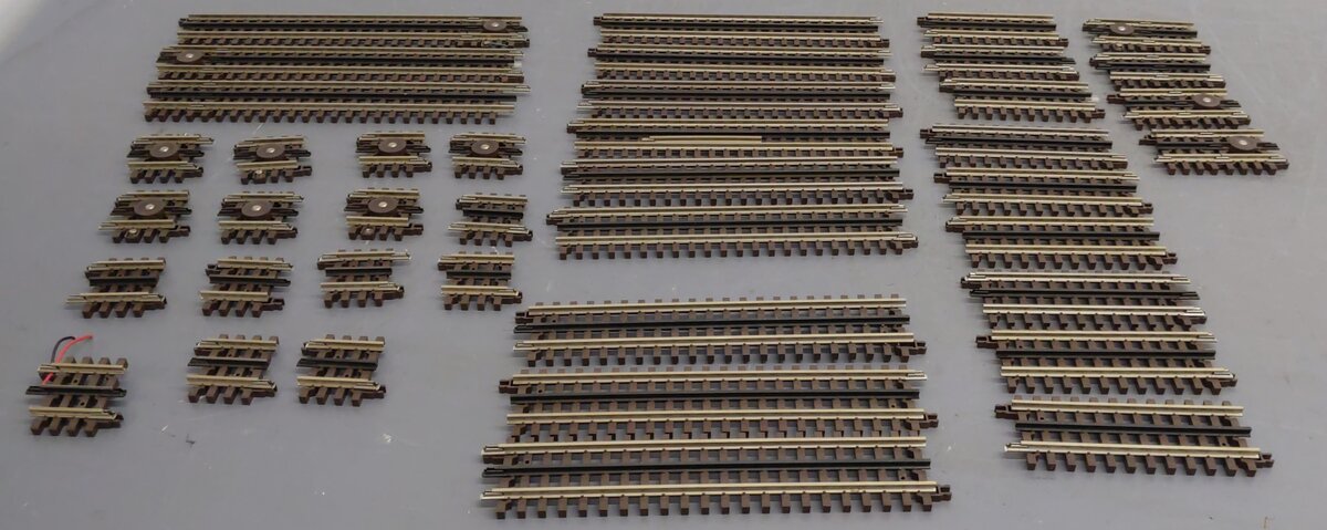 Atlas O Gauge Assorted Straight Track; [40] VG