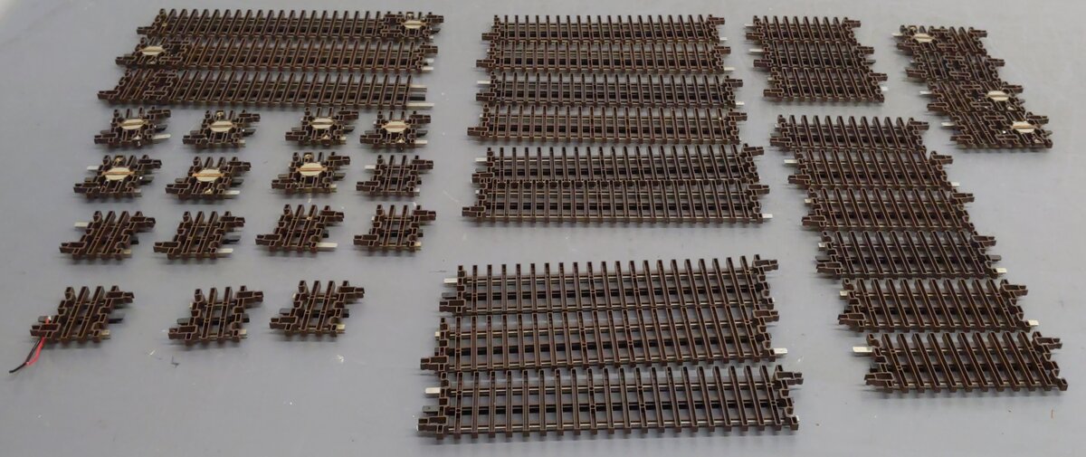 Atlas O Gauge Assorted Straight Track; [40] VG
