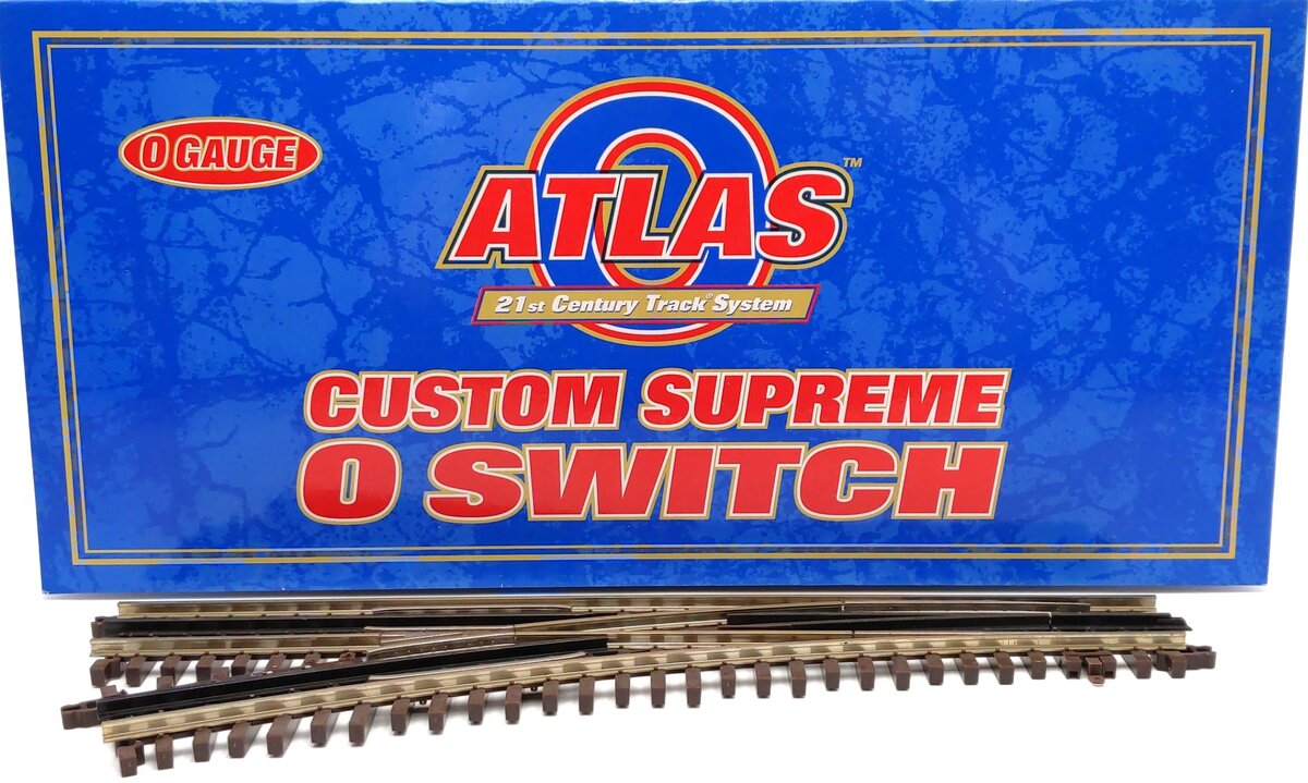 Atlas 6072 O O72 Nickel Silver Left Hand Remote Switch Turnout EX/Box