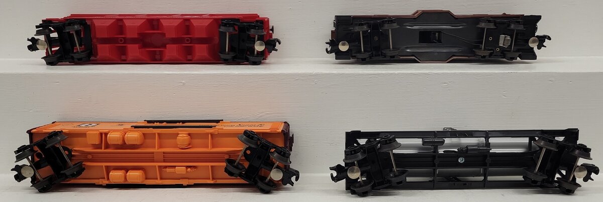 Lionel O Gauge Assorted Freight Cars: #9321, #9322, #9323, #9880 [4] LN/Box