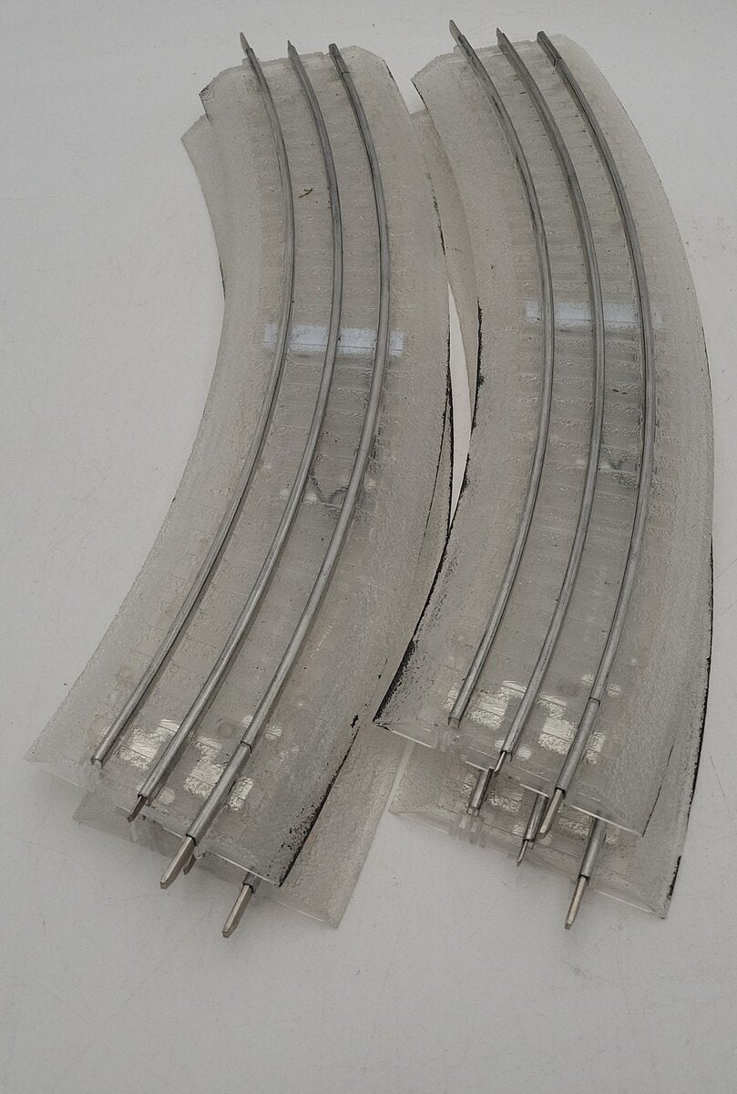 Lionel 2025020 036 Curved Multi Colored Lights Fastrack (Pack of 4) VG