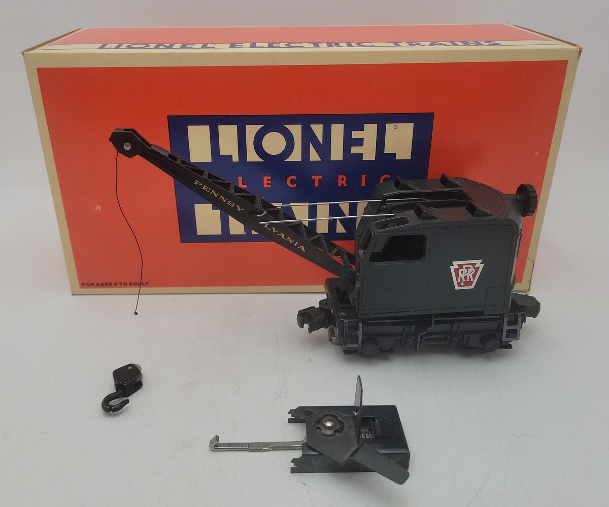 Lionel 6-18410 O Gauge Pennsylvania Operating Burro Crane EX/Box