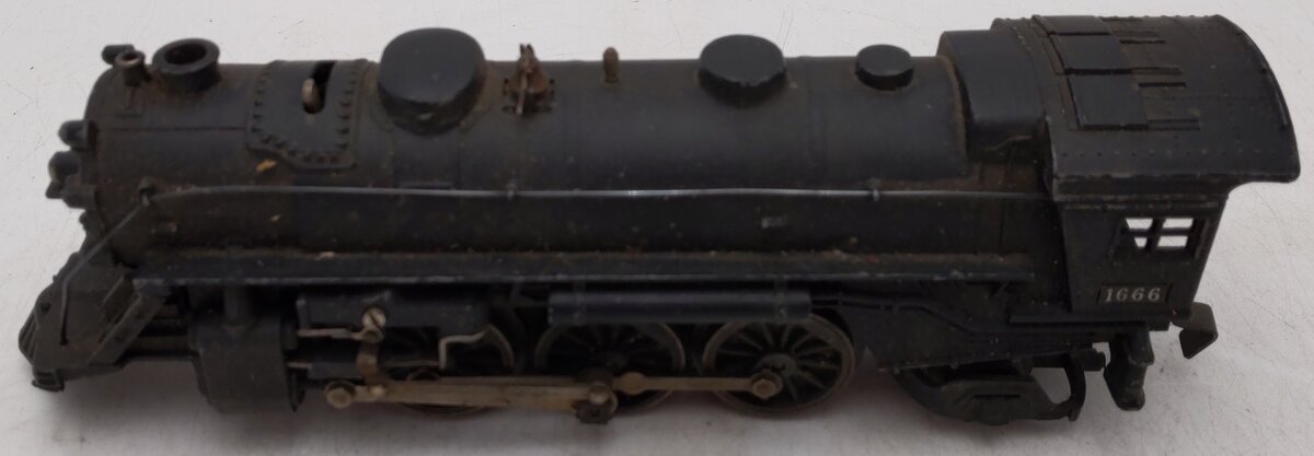 Lionel 1666 Vintage O 2-6-2 Diecast Steam Locomotive VG