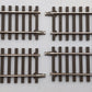 Atlas 7051 O Code 148 2-Rail Solid Nickel Silver 4-1/2" Straight Track (9) EX
