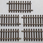 Atlas 7051 O Code 148 2-Rail Solid Nickel Silver 4-1/2" Straight Track (9) EX