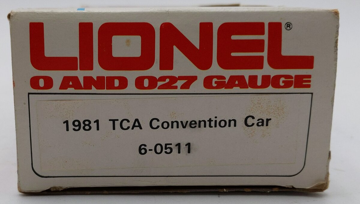 Lionel 6-0511 O Gauge TCA 1981 The Gateway To The West 