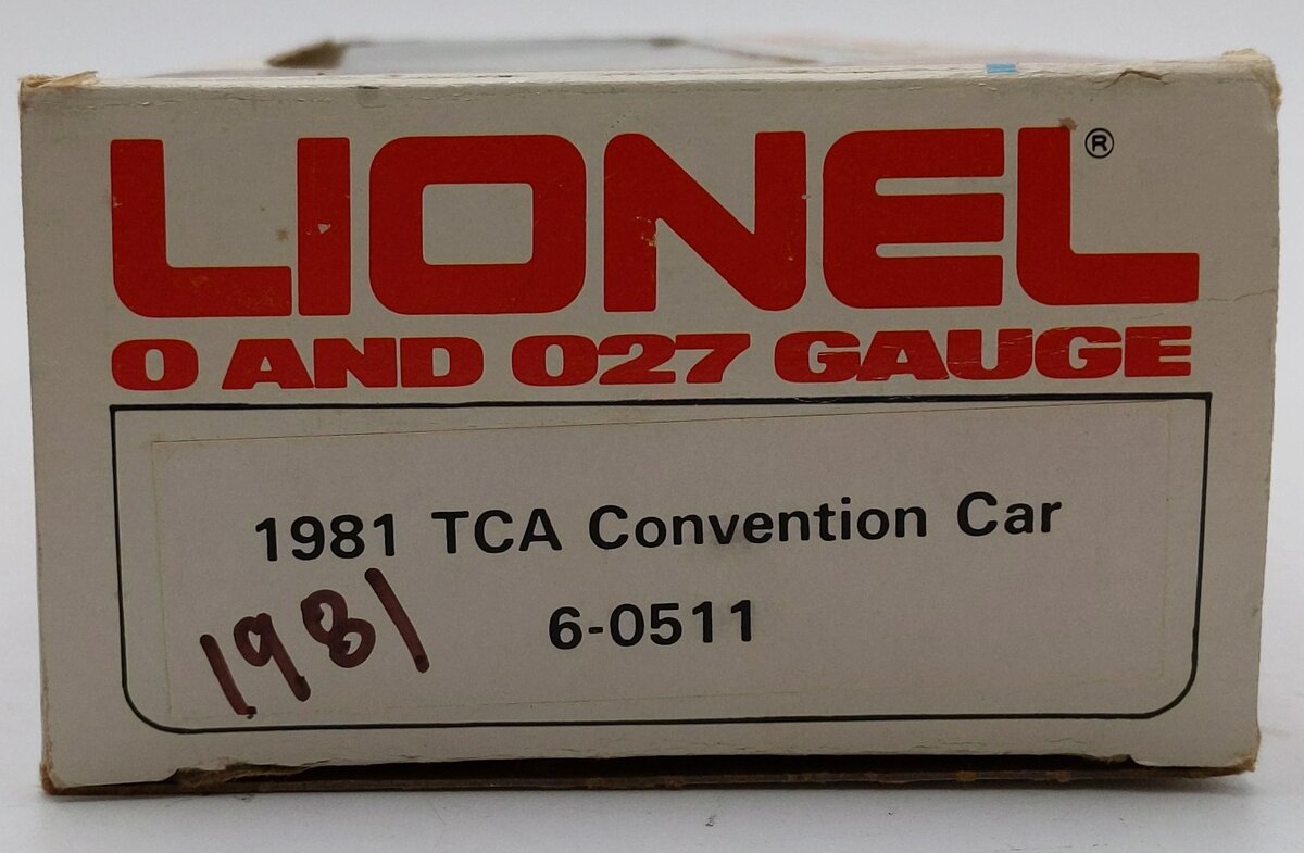 Lionel 6-0511 O Gauge TCA 1981 The Gateway To The West 