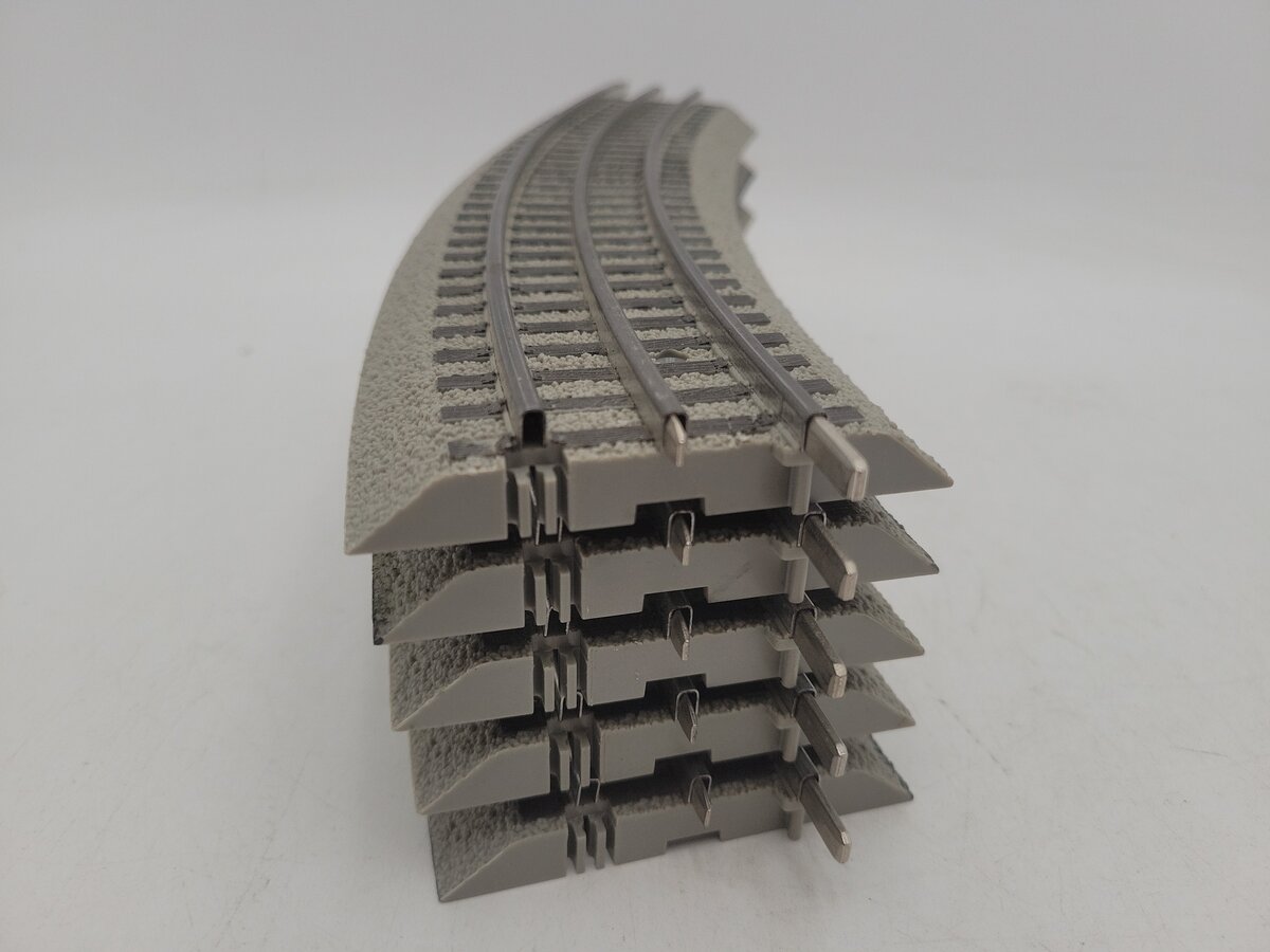 Lionel 6-12043 FasTrack O48 Curved Track (5) EX