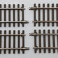 Atlas 7051 O Code 148 2-Rail Solid Nickel Silver 4-1/2" Straight Track (9) EX