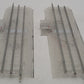 Lionel 2025070 O 10" Straight Multi Colored Lights Terminal Fastrack - 2 Tracks VG