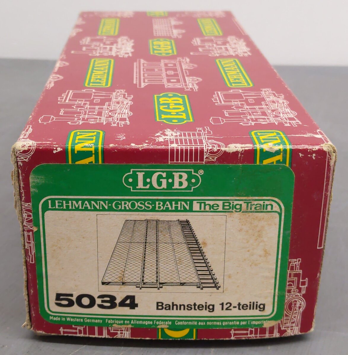 LGB 5034 G Scale Gray Plastic Platform Set EX/Box