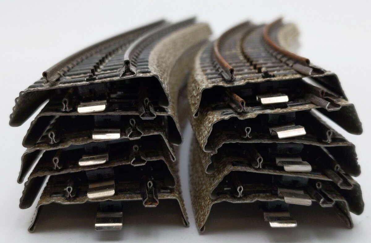 Marklin 5100 HO Scale M Track Metal Curved Track (Box of 10) VG/Box