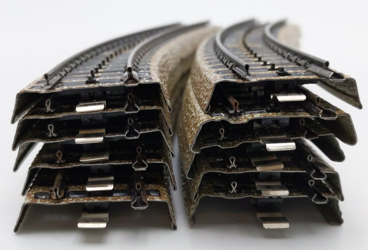 Marklin 5100 HO Scale M Track Metal Curved Track (Box of 10) EX/Box