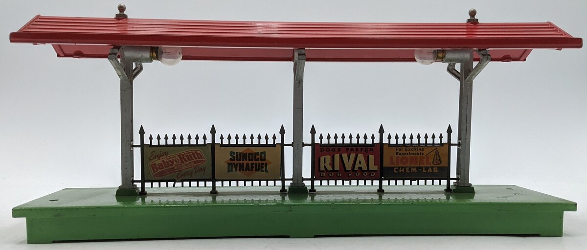 Lionel 156 Vintage O Lighted Station Platform VG