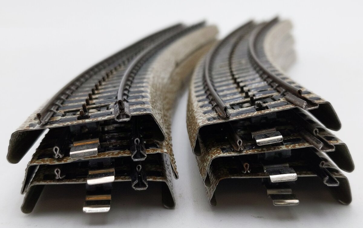 Marklin 5200 HO Scale Curved Track Sections (6) EX/Box