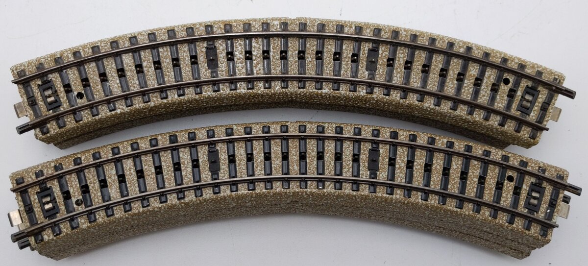 Marklin 5120 HO Scale Curved Track Sections (8) VG/Box