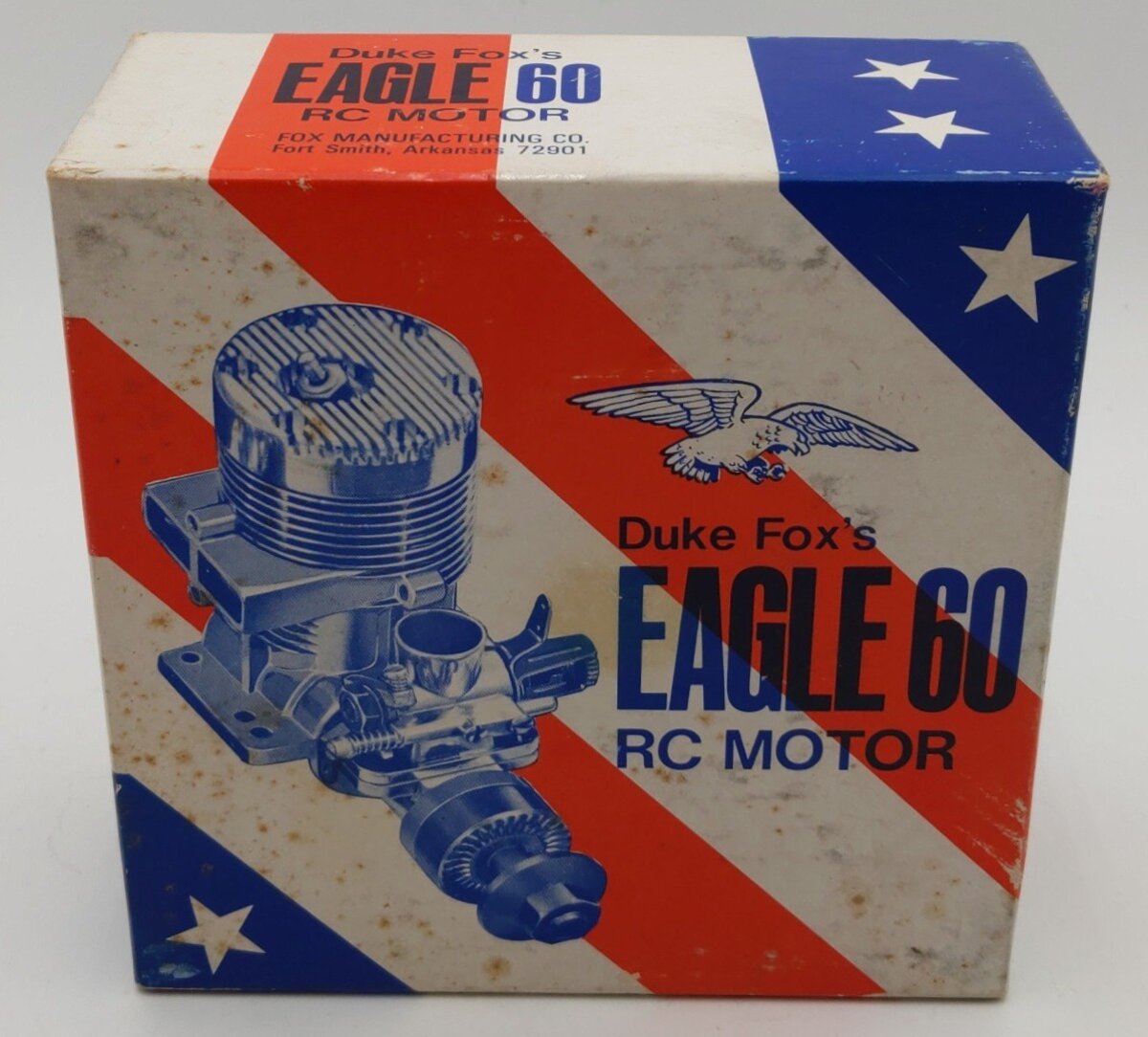 Duke Fox`s Eagle 60 RC Vintage Motor Model Airplane 16099 EX/Box