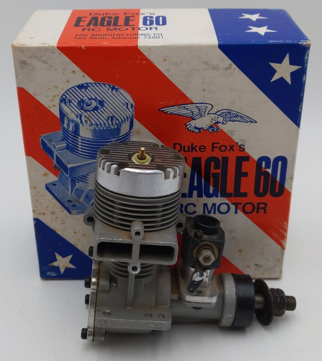 Duke Fox`s Eagle 60 RC Vintage Motor Model Airplane 16099 EX/Box