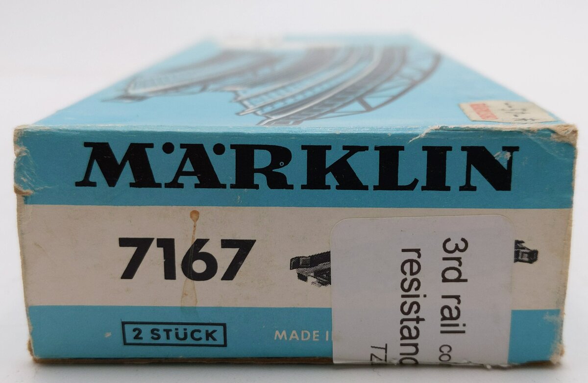 Marklin 7167 HO Scale Curved Approach Section 2-Pk VG/Box