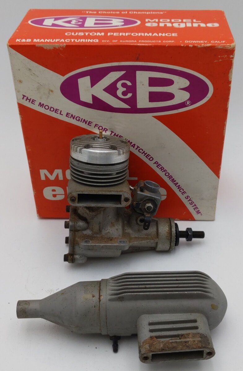 K&B Engine K&B .61 RC Glow-Plug Engine #6525 VG/Box