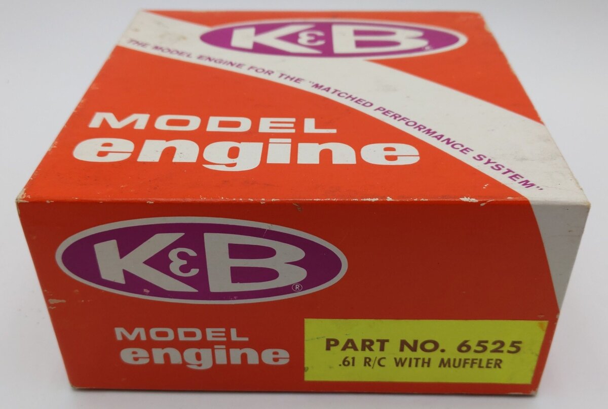 K&B Engine K&B .61 RC Glow-Plug Engine #6525 VG/Box