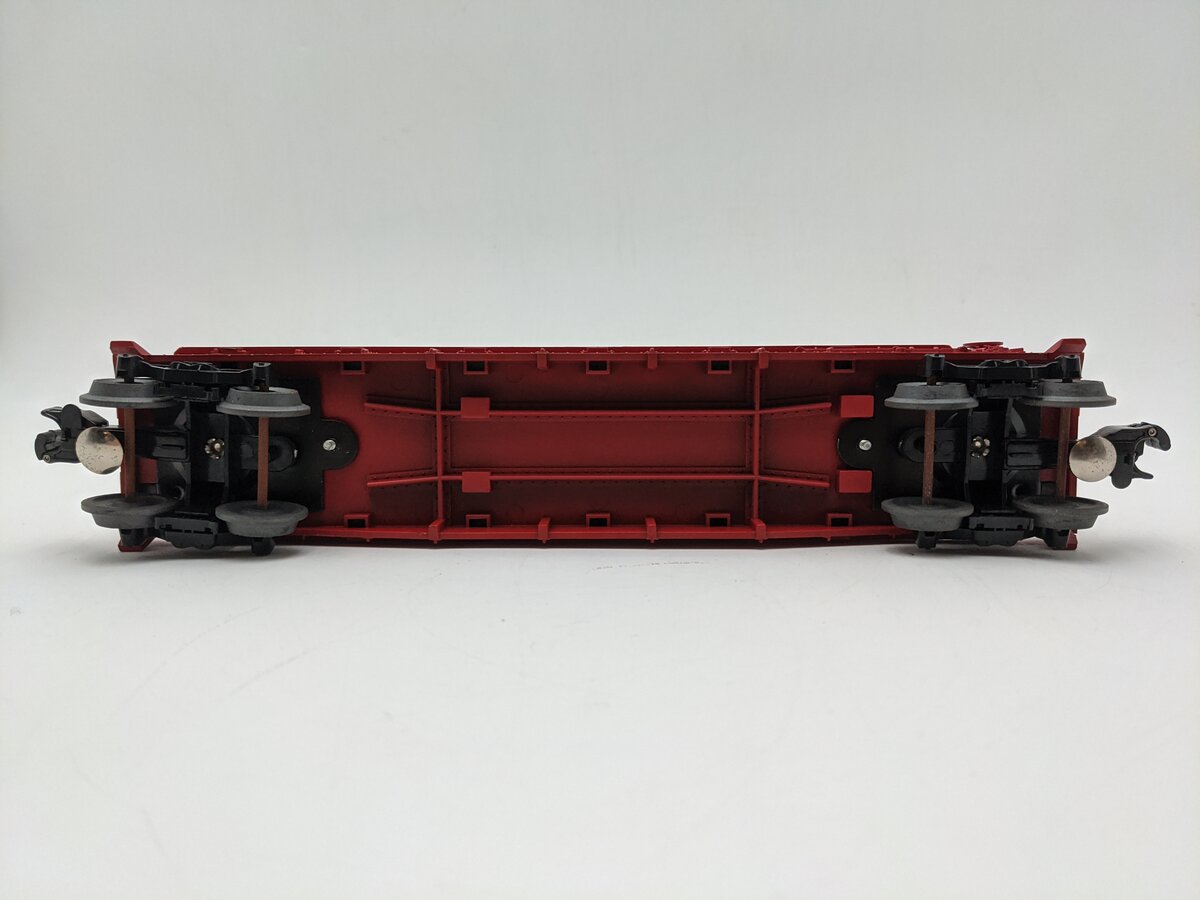 Franks 9402 O Gauge Central New Jersey Flatcar W/ Trailer VG