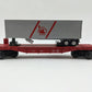 Franks 9402 O Gauge Central New Jersey Flatcar W/ Trailer VG