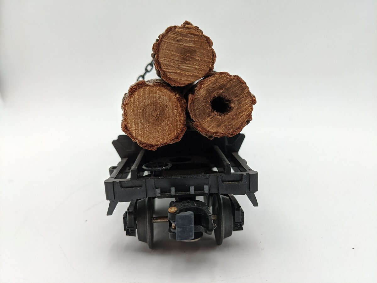 Lionel 6-16604 O Gauge New York Central Operating Log Dump Car VG