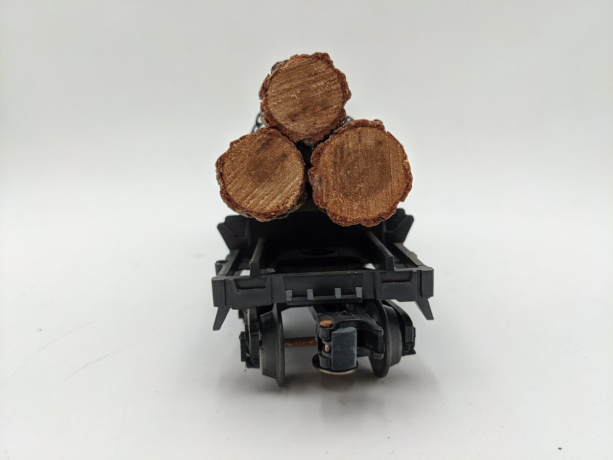 Lionel 6-16604 O Gauge New York Central Operating Log Dump Car VG