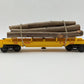 Lionel 6-9303 O Gauge Union Pacific Operating Log Dump Car EX