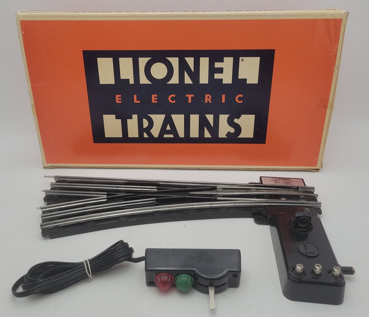 Lionel 6-5166 O Gauge O72 Left Hand Remote Switch/Turnout EX/Box