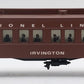 Lionel 6-19015 O Gauge Lionel Lines Irvington Passenger Car #9015 EX