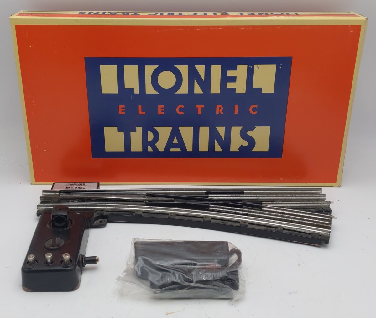 Lionel 6-5165 O72 Right Hand Remote Switch Turnout VG/Box