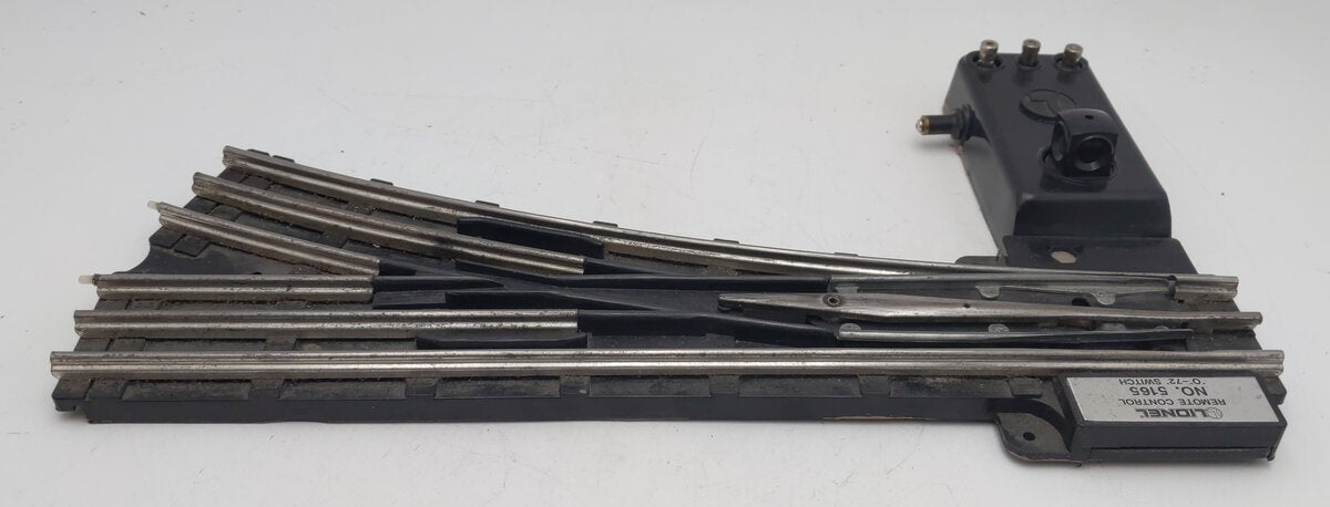 Lionel 6-5165 O72 Right Hand Remote Switch Turnout VG/Box