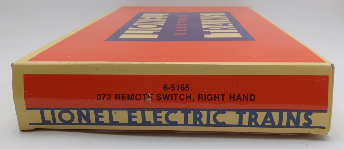 Lionel 6-5165 O72 Right Hand Remote Switch Turnout VG/Box