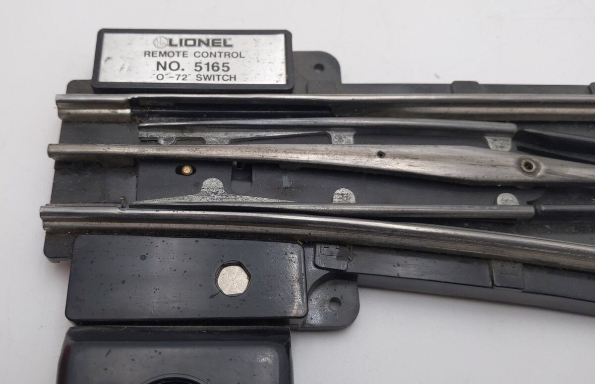 Lionel 6-5165 O72 Right Hand Remote Switch Turnout VG/Box