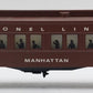 Lionel 6-19017 O Gauge Lionel Lines Manhattan Passenger Car #9017 EX