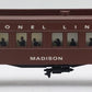 Lionel 6-19016 O Gauge Lionel Lines Madison Passenger Car #9016 EX