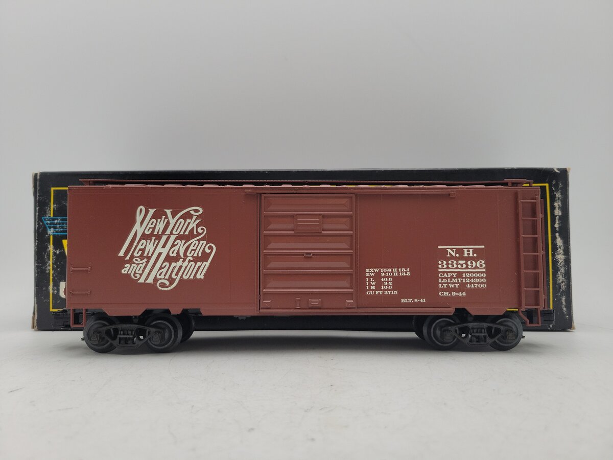 Weaver 33596 O Gauge New York New Haven & Hartford Boxcar #33596 VG/Box