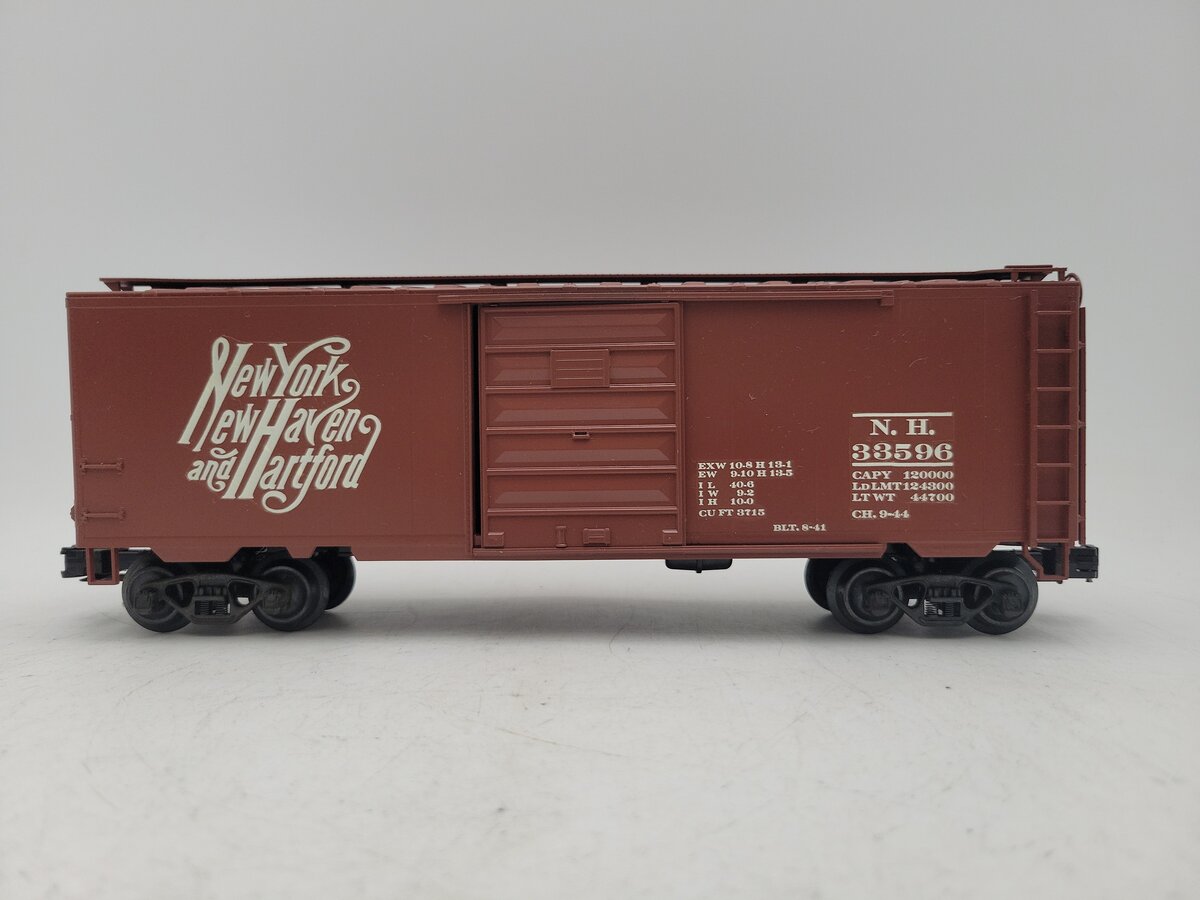 Weaver 33596 O Gauge New York New Haven & Hartford Boxcar #33596 VG/Box